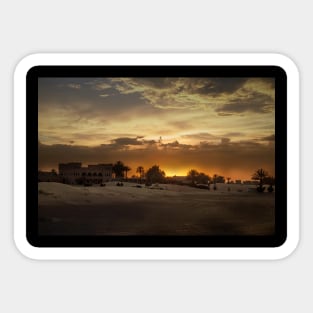 Sunset in the Sahara Sticker